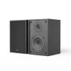 4-inch Bookshelf Speaker in Black Wood Cabinet with Protective Grille-1