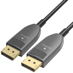 8K Fiber Optic DisplayPort 2.1 Active Optical Cable-54Gbps