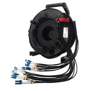 Armored Tactical Fiber Optic Cable with Roxtone PCD Reel-12 LC